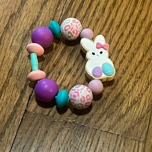 Handmade Spring Easter bunny Beaded Tumbler Stanley cup handle accessory charm